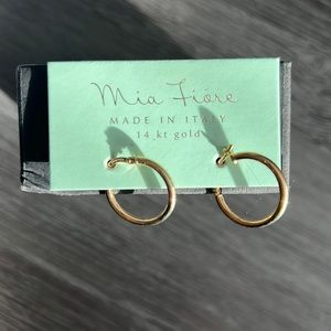 14k gold hoop earrings